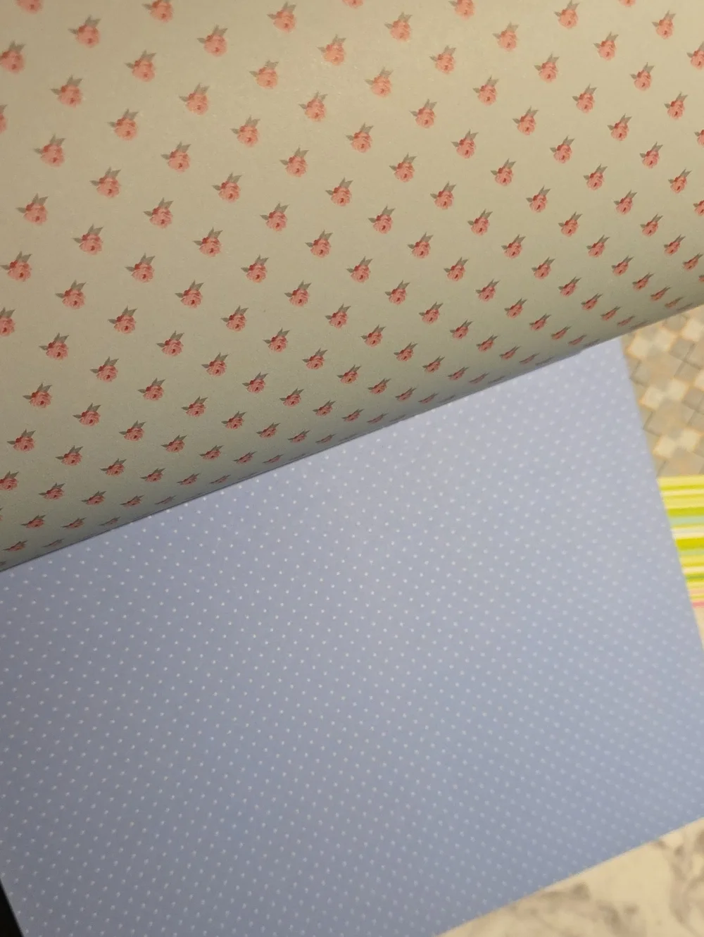 Photoplay Floral and Damask Scrapbook Paper Pack - Yellow & Gray